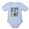 Halloween Punsa are so Corny Organic Short Sleeve Baby Bodysuit