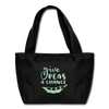 Give Peas a Chance Pun Lunch Bag - black