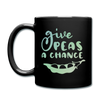 Give Peas a Chance Pun Full Color Mug