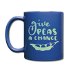 Give Peas a Chance Pun Full Color Mug