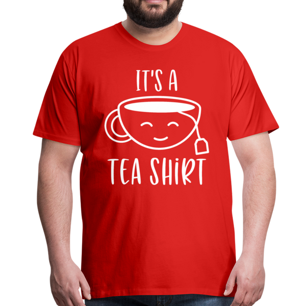 It's a Tea Shirt Pun Men's Premium T-Shirt - red