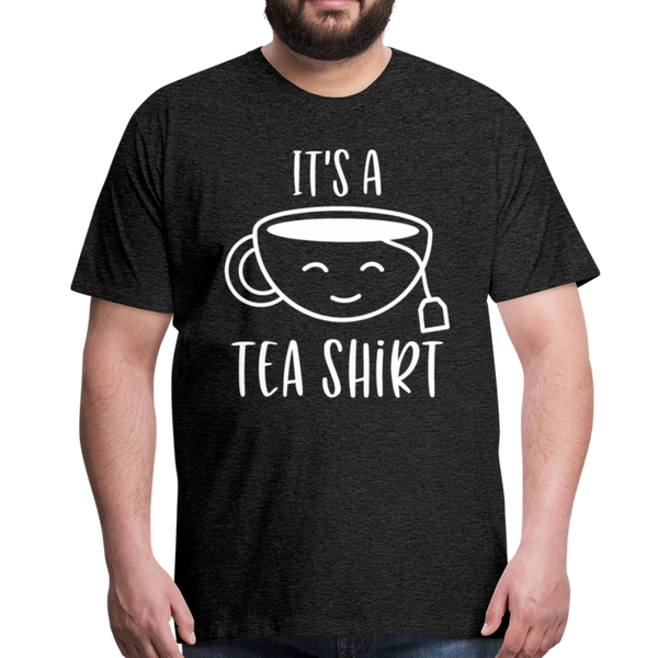 It's a Tea Shirt Pun Men's Premium T-Shirt - charcoal gray