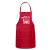 This is Not a Drill Adjustable Apron - red