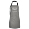I Either Drink Coffee or Say Bad Words Artisan Apron - gray/black