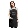 I Either Drink Coffee or Say Bad Words Adjustable Apron - black