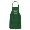 I Either Drink Coffee or Say Bad Words Adjustable Apron - forest green