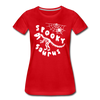 Spooky Saurus Dinosaur Halloween Women’s Premium T-Shirt - red