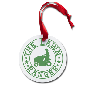 The Lawn Ranger Holiday Ornament