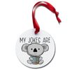 Koala Tea Dad Joke Holiday Ornament