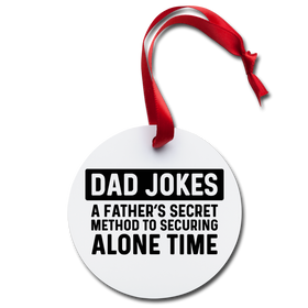 Funny Dad Jokes Holiday Ornament