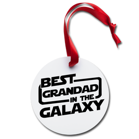 Best Granddad in the Galaxy Holiday Ornament