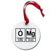 OMG Funny Science Pun Holiday Ornament