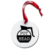 Pot Head Funny Coffee Holiday Ornament