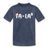 Fa-La Funny Christmas Kids' Premium T-Shirt - heather blue