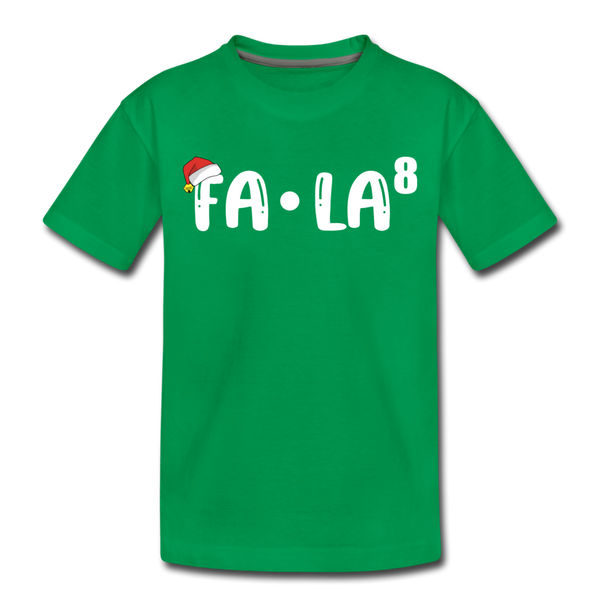 Fa-La Funny Christmas Toddler Premium T-Shirt - kelly green