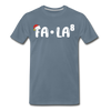 Fa-La Funny Christmas Men's Premium T-Shirt - steel blue