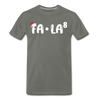 Fa-La Funny Christmas Men's Premium T-Shirt - asphalt gray