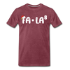 Fa-La Funny Christmas Men's Premium T-Shirt - heather burgundy