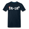 Fa-La Funny Christmas Men's Premium T-Shirt - deep navy