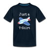 Just a Plane T-Shirt Airplane Pun Toddler Premium T-Shirt - deep navy