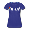 Fa-La Funny Christmas Women’s Premium T-Shirt - royal blue