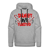 Sweet But Twisted Candy Cane Men’s Premium Hoodie - heather grey