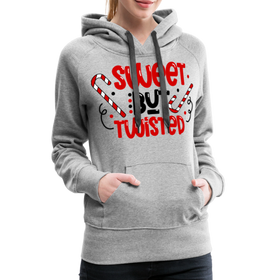 Sweet But Twisted Candy Cane Women’s Premium Hoodie