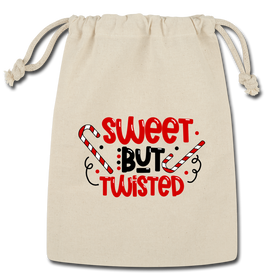 Sweet But Twisted Candy Cane Reusable Gift Bag