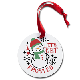 Let's Get Frosted Funny Holiday Ornament