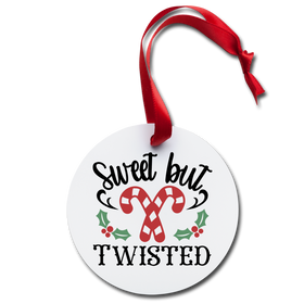Sweet But Twisted Holiday Ornament
