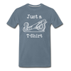 Just a Plane T-Shirt Men's Premium Woodworking Carpenter T-Shirt