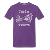 Just a Plane T-Shirt Men's Premium Woodworking Carpenter T-Shirt