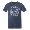 Just a Plane T-Shirt Men's Premium Woodworking Carpenter T-Shirt