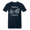 Just a Plane T-Shirt Men's Premium Woodworking Carpenter T-Shirt