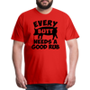Every Butt Needs a Good Rub BBQ Men's Premium T-Shirt - red