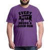 Every Butt Needs a Good Rub BBQ Men's Premium T-Shirt - purple