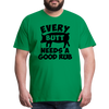 Every Butt Needs a Good Rub BBQ Men's Premium T-Shirt - kelly green