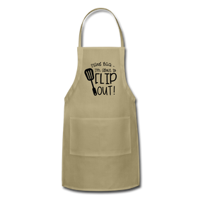 Stand Back I'm About to Flip Out! BBQ Adjustable Apron