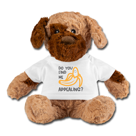 Do you find me Appealing? Pun Plush Dog