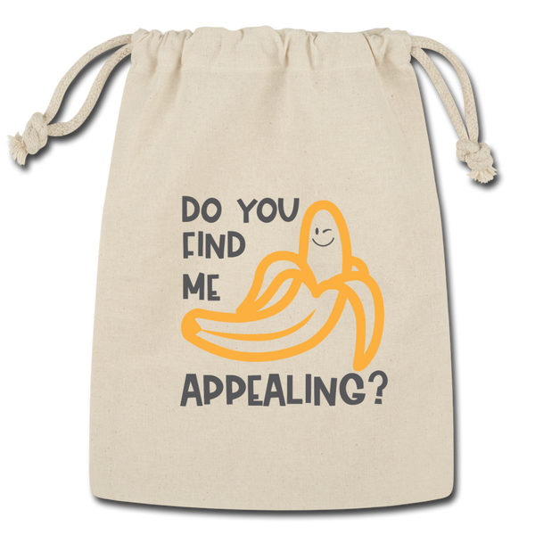 Do you find me Appealing? Pun Reusable Gift Bag - Natural
