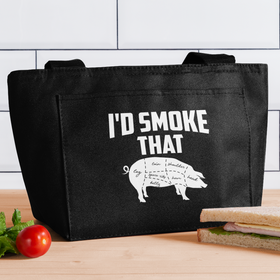 I'd Smoke That Funny BBQ Lunch Bag