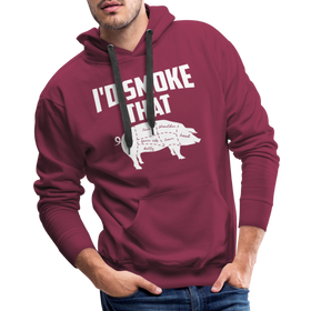 I'd Smoke That Funny BBQ Men's Premium Hoodie