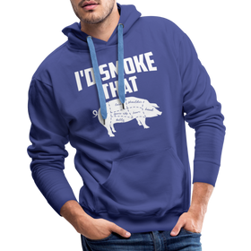 I'd Smoke That Funny BBQ Men's Premium Hoodie