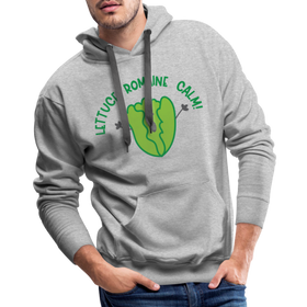 Lettuce Romaine Calm! Food Pun Men's Premium Hoodie