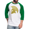 I Am Fartacus Unisex Baseball T-Shirt - white/kelly green