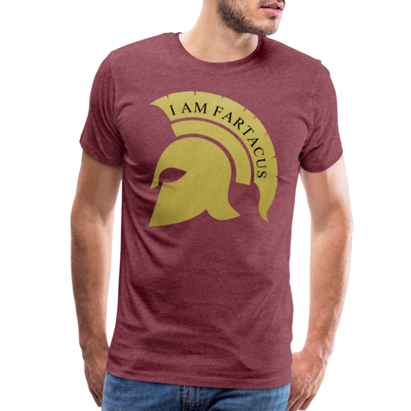 I Am Fartacus Men's Premium T-Shirt - heather burgundy