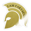 I Am Fartacus Sticker - transparent glossy
