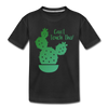 Can't Touch This! Cactus Pun Kids' Premium T-Shirt - black