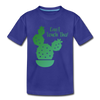 Can't Touch This! Cactus Pun Kids' Premium T-Shirt - royal blue