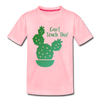 Can't Touch This! Cactus Pun Kids' Premium T-Shirt - pink